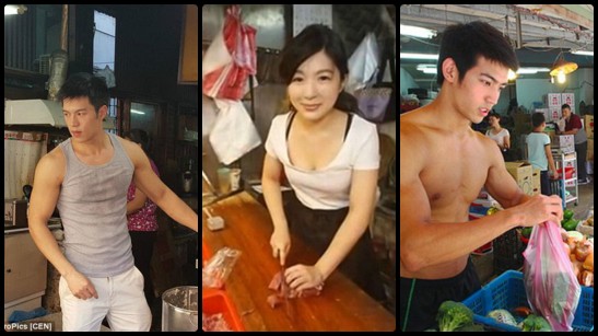 Beauty Pays. Why Attractive People are more succesful by Daniel S. Hamermesh. Taiwanese bean curd seller, pork butcher and fruit seller. Photos taken from the Dailymail. Used without permission.